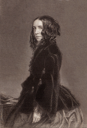 Elizabeth Barrett Browning, photographed Septe...