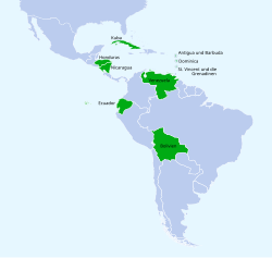 Situación de Alianza Bolivariana para las Américas