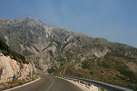 Çika visto desde la carretera SH8