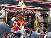 Sattal Akash Bhairava (Yalembar) at Indra Chowk