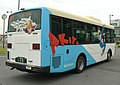 「三平バス」後部 （いすゞ・エルガミオ）