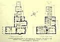 Floor plans of restored house (1915), Louis Carter Baker Jr., architect.