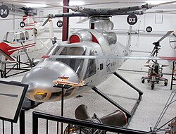 Der Experimental-Hubschrauber Bölkow Bo 46 im Hubschraubermuseum Bückeburg