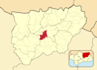 Расположение муниципалитета Баэса на карте провинции