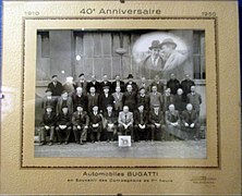 Les salariés Bugatti historiques de la première heure (1910-1950)