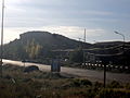 Cerro que bordea la ruta y Diadema.