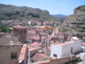 Vista del pueblo desde la iglesia de la parte de arriba del pueblo