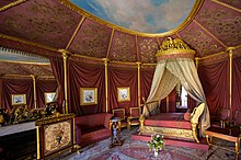 Η κρεβατοκάμαρα της αυτοκράτειρας Ιωσηφίνας στο κάστρο του Μαλμαιζόν