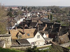 La ville vue depuis la Butte.