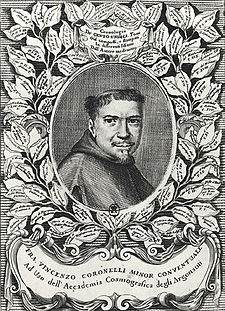 Vincenzo Maria Coronelli, z jeho díla Atlas Isosolario