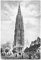 Die Gartenlaube (1877) b 406.jpg Das Münster in Ulm in seiner Vollendung. Nach der Natur und mit Benutzung des alten Originalplans gezeichnet von Robert Aßmus (S)