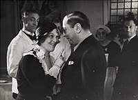 Sopranistka Margaret Sheridan a dirigent Vincenzo Bellezza, Londýn, 1938