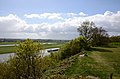 Uitzicht vanaf het Duno plateau richting Stuw Driel