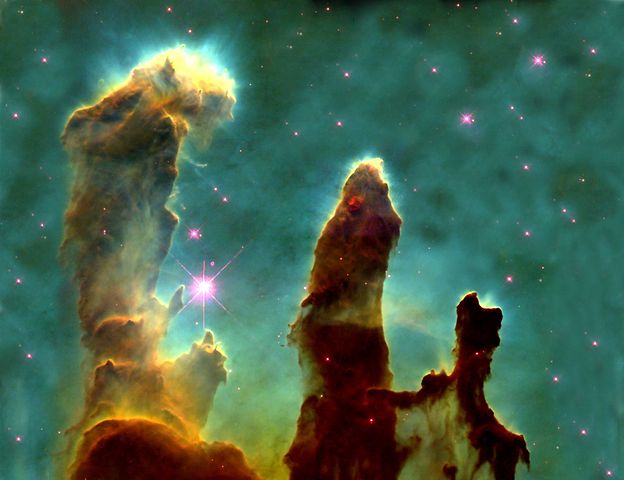 Eagle nebula pillars complete - M16