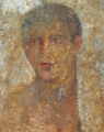 Хеленистичка грчка енкаустична слика на мермерна гробовна плоча, прикажан е портрет на младо момче по име Теодорос, датирана од I век п.н.е., во периодот на Римска Грција.