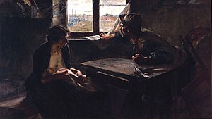 Sin pan y sin trabajo, 1894, de Ernesto de la Cárcova.