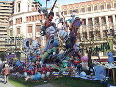 Falla de l'Exposició en 2014