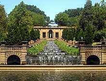 The Cascading Waterfall at Meridian Hill Park in Meridian Hill Fountain at Meridian Hill Park (cropped2).jpg