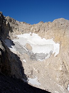 Calderone-Gletscher im Jahr 2007