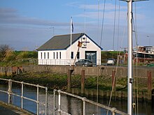 The HM Coastguard station at Girvan, Ayrshire, Scotland Girvan Coastguard station.JPG