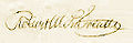 Robert La Follette's signature