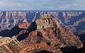 Coconino Sandstone overlain by Kaibab Limestone summit