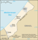 location of gaza strip