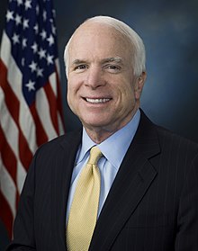 Potret resmi John McCain di Senat, diambil tahun 2009