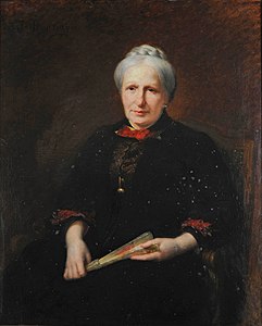 Portrait de donna Teresa Cristina, huile sur toile, Petrópolis, musée impérial du Brésil.