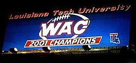 Louisiana Tech 2001 WAC Champions billboard Latechwacchamps2001.jpg