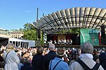 Leif Kronlunds orkester uppträdde under jubileumskonserten när Kungsträdgården Park & Evenemang fyllde 60 år.