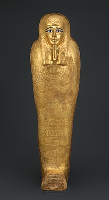 Colour photograph of the coffin of Nedjemankh