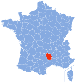 Poziția regiunii Lozère