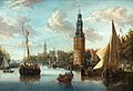 The tower in a painting from 1682 by Abraham Storck