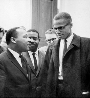 Martin Luther King, Jr. and Malcolm X meet bef...
