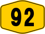 Federal Route 92 shield}}
