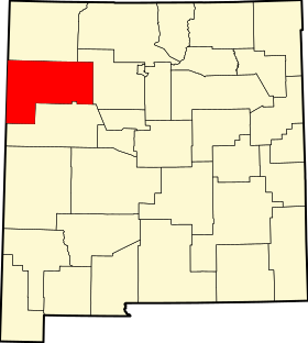 Localisation de Comté de McKinley(en) McKinley County