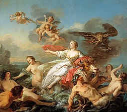 Jean-Baptiste Marie Pierre, The Abduction of Europa, 1750