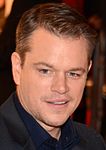 A picture of Matt Damon smiling towards the camera