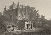 Mosque in Magbazar, 1827