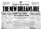 New Orleans Bee 1917 04 07 frontpage.png