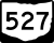 State Route 527 marker