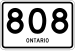 Ontario Highway 808.svg