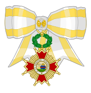 Optional Dame's Bow of Officer of the Order of Isabella the Catholic.svg