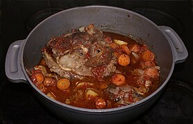 Osso buco (variante italienne du XVIIIe siècle).