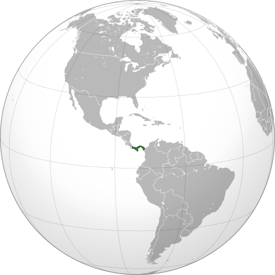File:Panama (orthographic projection).svg
