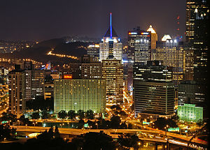 Pittsburgh Downtown at Night