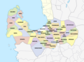 Political map of Pangasinan