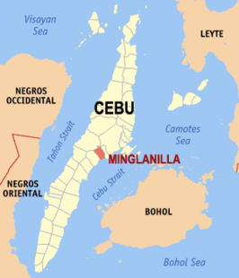 Kaart van Minglanilla