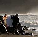 Use of a reflector to photograph a model